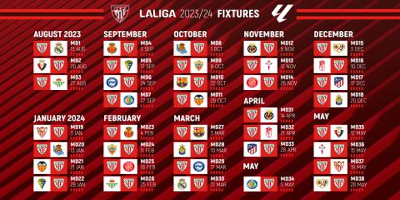 LaLiga 2023-24 fixtures  