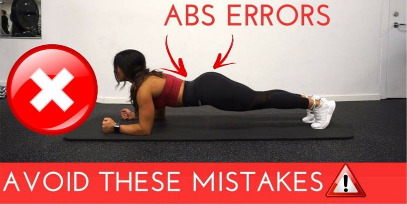 Mistakes while doing ab exercises  