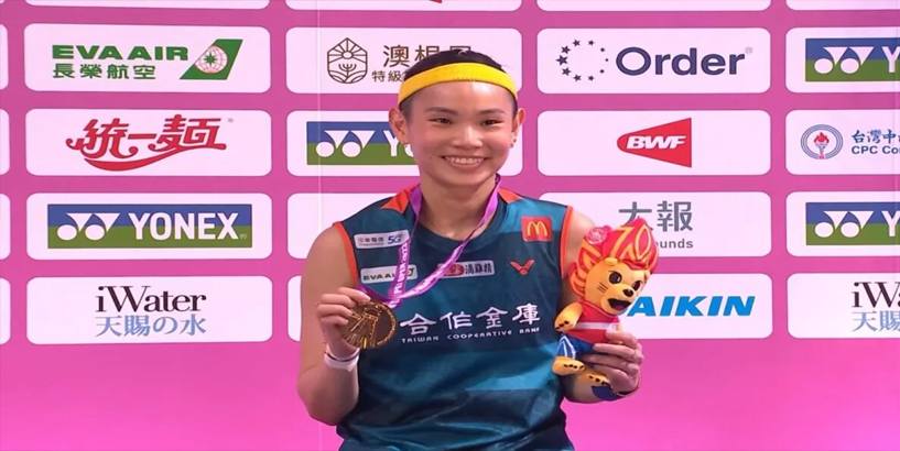 First women’s singles player to win five Taipei Open titles  
